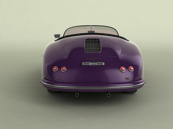 3d porsche 356a speedster 1957 - Porsche 356A speedster 1957 by desmonster